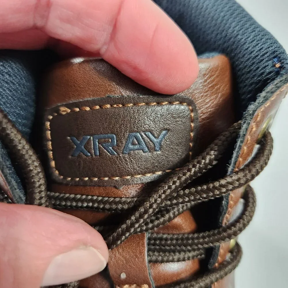 XRAY Men/Boy Lace-Up Boot Color Brown Size 6.5 Style XRW955K